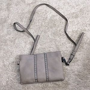 I.N.C. | Cross Body Bag | Studded | Silver |